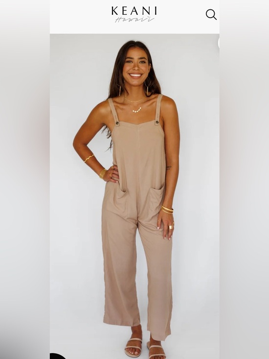 Khush Pants - NWT Khush by Keani Hawaii Safari Jumpsuit Size Medium